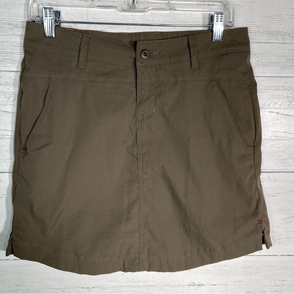 Toad & Co Brown Nylon Hiking Skirt Women’s Size 6 Outdoor